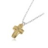 Collana con croce in acciaio dorato Byblos - Blumen jewels Collane Uomo B-8551/10