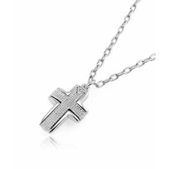 Collana con croce in acciaio Byblos - Blumen jewels Collane Uomo B-8551/09