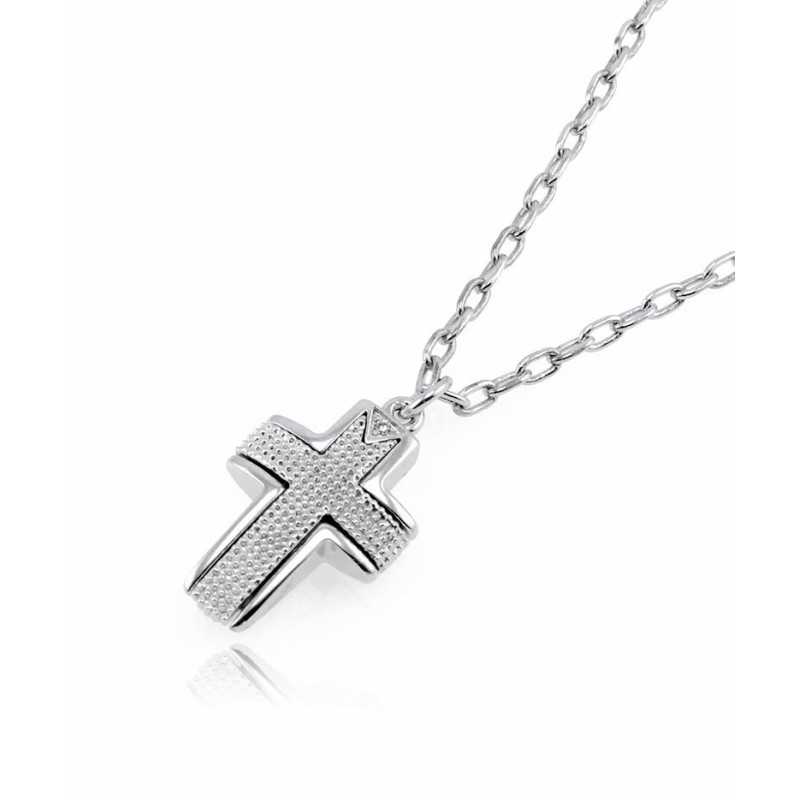 Collana con croce in acciaio Byblos - Blumen jewels Collane Uomo B-8551/09