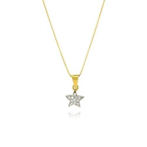 Collana stella in oro e diamanti Zoppi Gioielli - Gold jewellery Collane oro diamanti CLS85D06