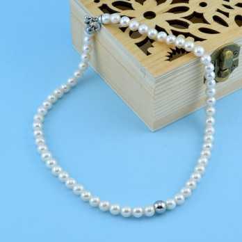 Collana di Perle coltivate 7 mm Zoppi Gioielli - Bijoux Collane con gemme CP500AG7