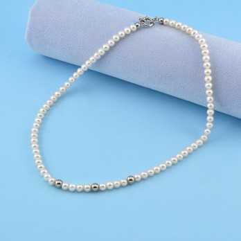 Collana di Perle coltivate 6 mm in argento Zoppi Gioielli - Bijoux Collane con gemme CP600AG6