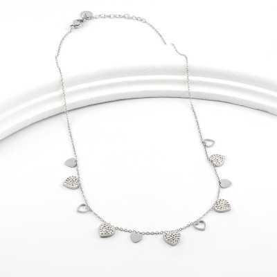Collana in acciaio con cuori pendenti Twenty jewels Collane Donna 20jCD43