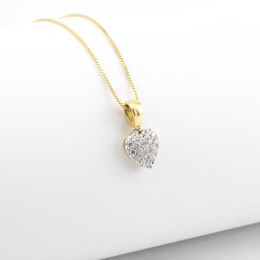 Collana Cuore in oro e diamanti Zoppi Gioielli - Gold jewellery Collane oro diamanti CL160D10