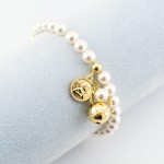 Bracciale di perle chiama Angeli in argento Zoppi Gioielli - Bijoux Bracciali religiosi BR1003AG