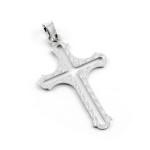 Croce con decoro traforata in argento Zoppi Gioielli - Bijoux Croci e Medaglie CR5AG