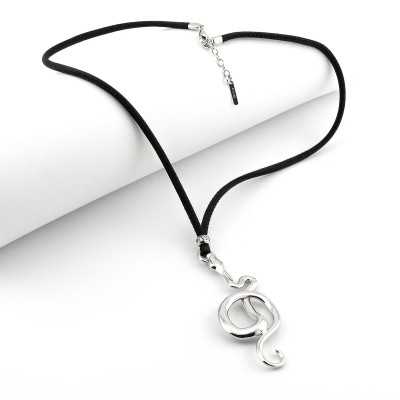 Collana con serpente in argento e cordino nero Unoaerre Silver jewellery Promozioni 1R-375009