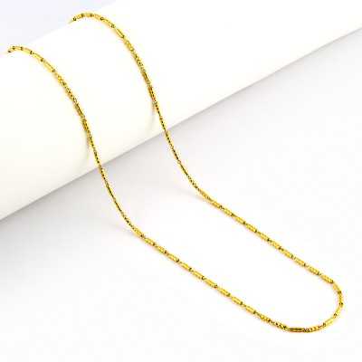 Collana in oro giallo a tubolare rigato Zoppi Gioielli - Gold jewellery Catene oro CT745AU