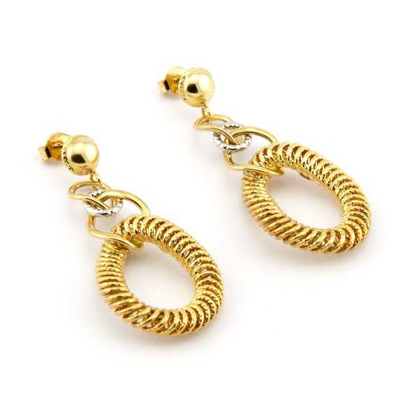 Orecchini pendenti con goccia oro 18kt Zoppi Gioielli - Gold jewellery Orecchini Donna OR59AU