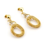 Orecchini pendenti con goccia oro 18kt Zoppi Gioielli - Gold jewellery Orecchini Donna OR59AU