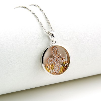 Collana in argento e pietre - Croce Osa jewels Promozioni 8029