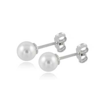 Orecchini argento e perla 6mm Alexia gioielli Orecchini con gemme RB-ORP6