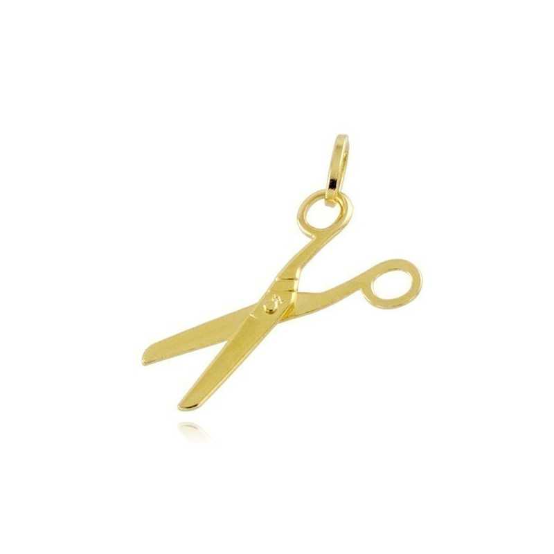 Forbici portafortuna in oro giallo 18kt Zoppi Gioielli - Gold jewellery Ciondoli CNF115AU