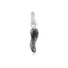 Cornicino in argento smalto nero diamantato Alexia gioielli Ciondoli RB15AGR80ND